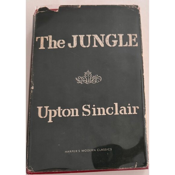 Vintage 1951 The Jungle By Upton Sinclair Hardcover Book Harpers Modern Classics - Picture 1 of 16